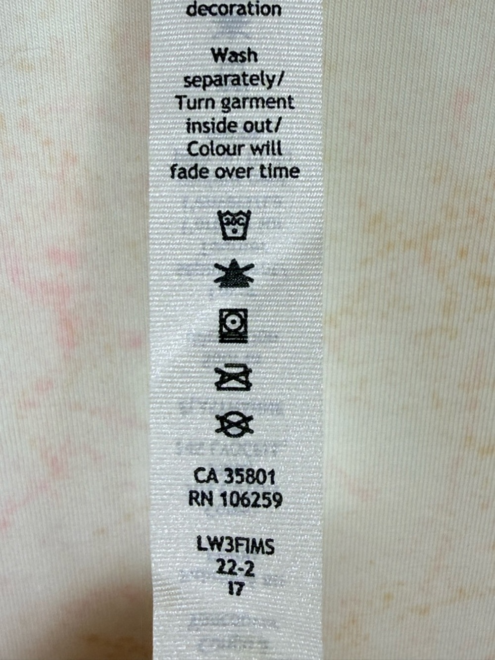 NWOT Lululemon Back in Action Long Sleeve Shirt Size 8 Cirrus Wash White Pink - Picture 5 of 7